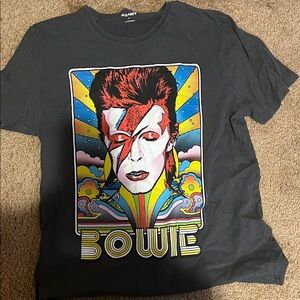 Old Navy Gray Bowie Graphic Tee